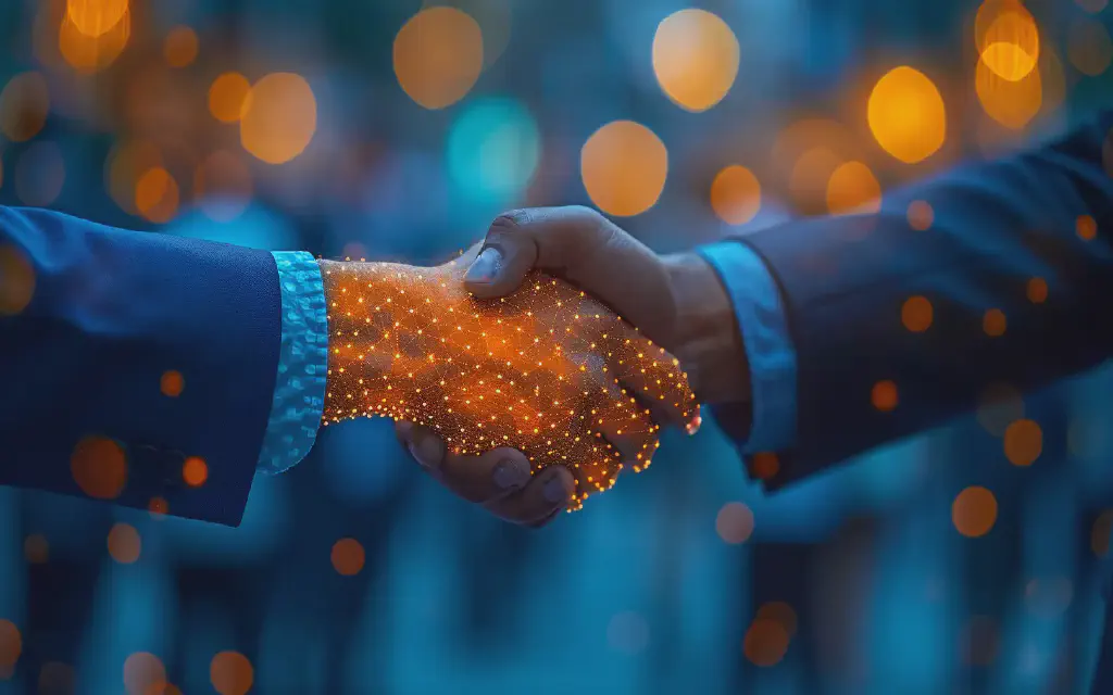 IT-Personalberatung für Unternehmen zwei Menschen geben sich die Hand