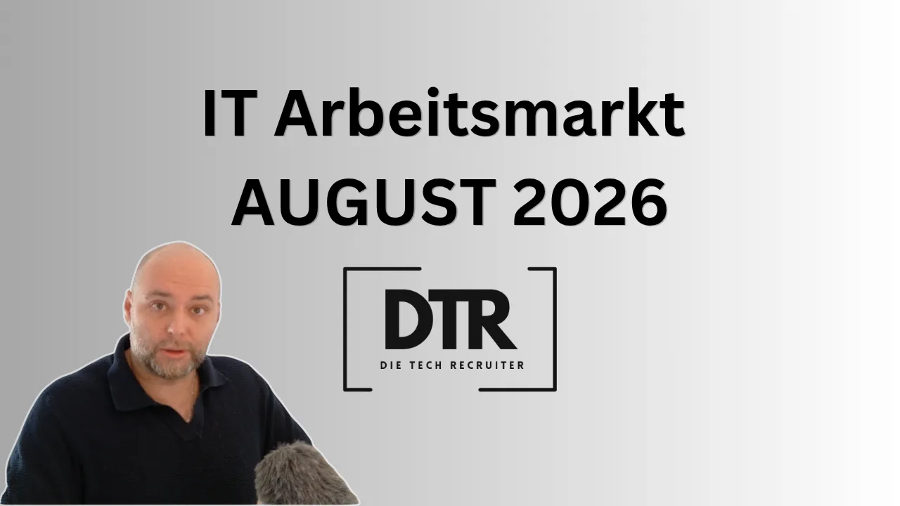 IT-Arbeitsmarkt Deutschland August 2026 - neue Rekorde bei IT-Arbeitslosen und IT-Arbeitssuchenden, IT-Jobs erstmals über Vorjahresniveau.