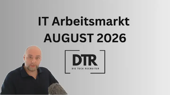 IT-Arbeitsmarkt Deutschland August 2026 - neue Rekorde bei IT-Arbeitslosen und IT-Arbeitssuchenden, IT-Jobs erstmals über Vorjahresniveau.
