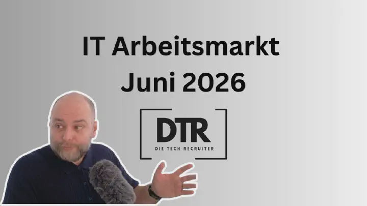 IT-Arbeitsmarkt Deutschland Juni 2026 - neuer Rekord bei IT-Arbeitssuchenden und Rückgang bei neuen IT-Jobs.