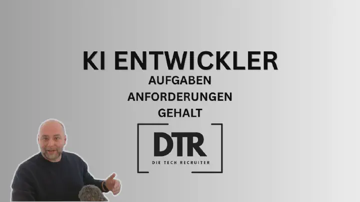 KI-Entwickler arbeitet an einem Modell und analysiert Trainingsdaten