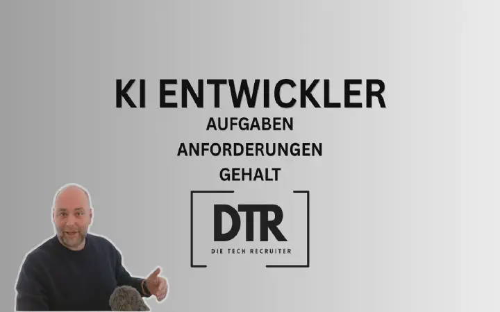 KI-Entwickler arbeitet an einem Modell und analysiert Trainingsdaten